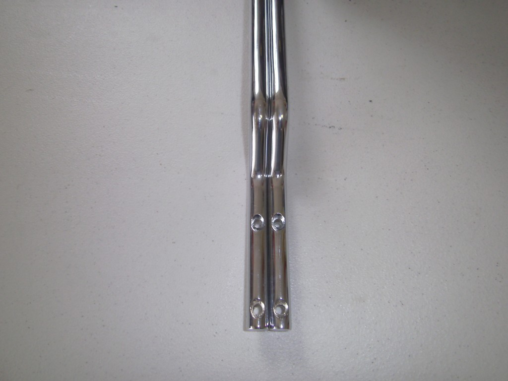 2 New Chrome Upright support