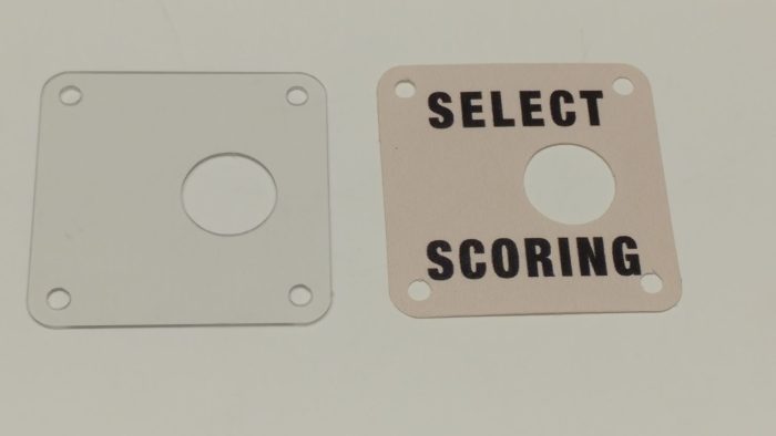 Select Scoring Placard