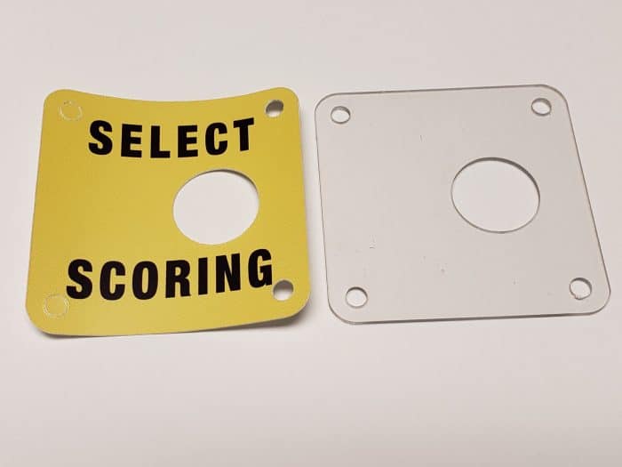 Select Scoring Placard