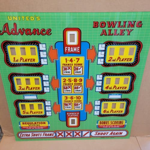 1959 United Advance Bowling Alley